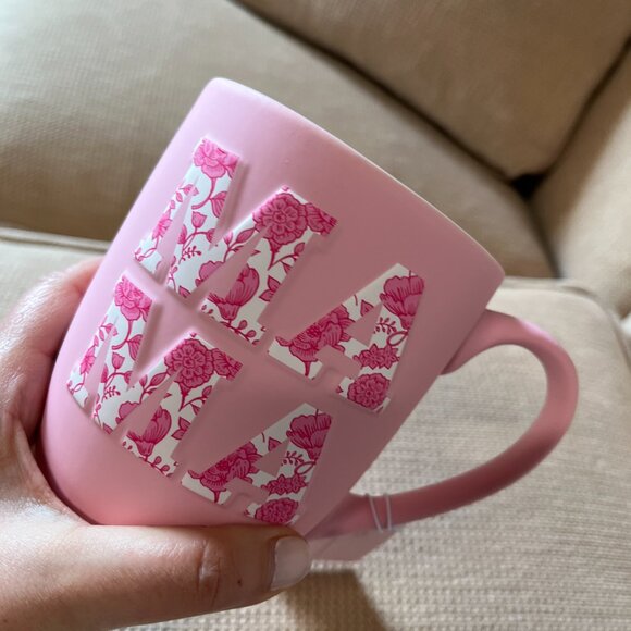 Mom / MaMa Pink Floral Mug (new) - Picture 6 of 7